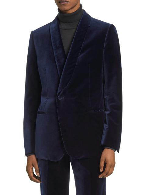 Shawl Collar Velveteen Dinner Jacket