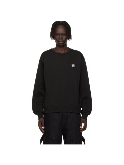KENZO Black Kenzo Paris 'KENZO Happy Tiger' Embroidered Sweatshirt
