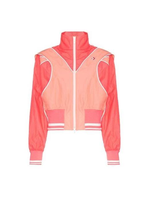 Converse (WMNS) Converse x FENG CHEN WANG Crossover Colorblock Sports Jacket Pink 10017779-A01