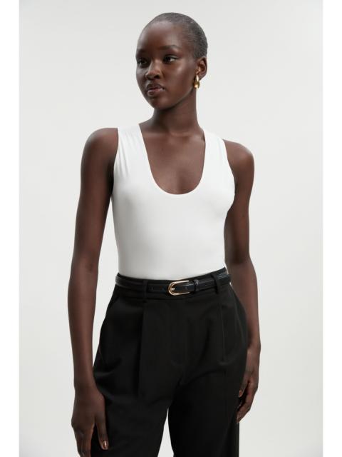 KAREN MILLEN Petite Halter Neck Contour Jersey Bodysuit