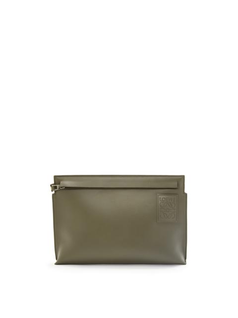 Loewe T Pouch in satin calfskin