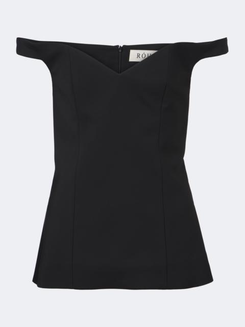 RÓHE Off-shoulder top