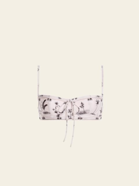 Agua by Agua Bendita Libertad Arena Bikini Top