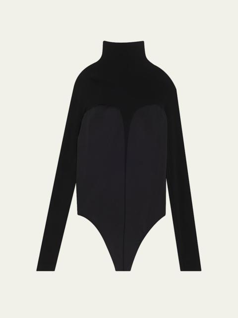 Wolford Corset-Effect Long-Sleeve Bodysuit