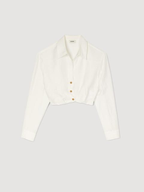 Sandro CROPPED SHIRT