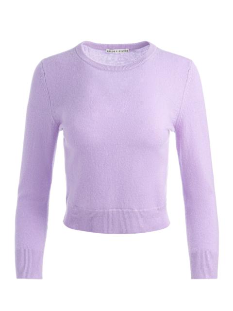 Alice + Olivia CAROLANN SHRUNKEN PULLOVER