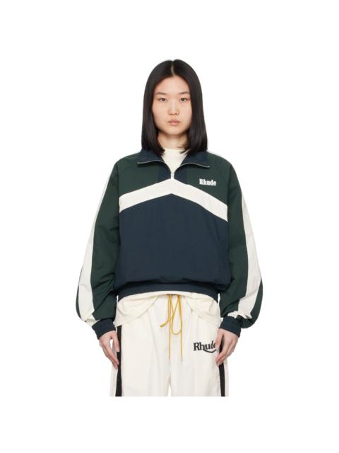 Rhude Navy Motorsport Track Jacket