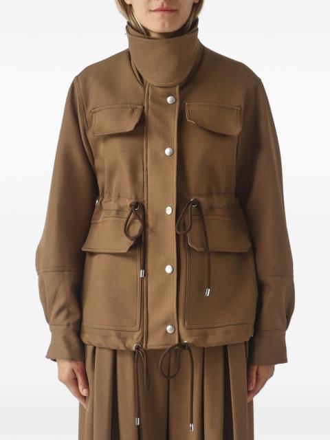 MEIMEIJ drawstring-waist pocket-detail jacket