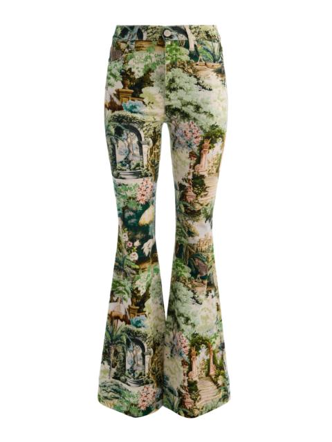 Alice + Olivia BEAUTIFUL PRINTED JEAN