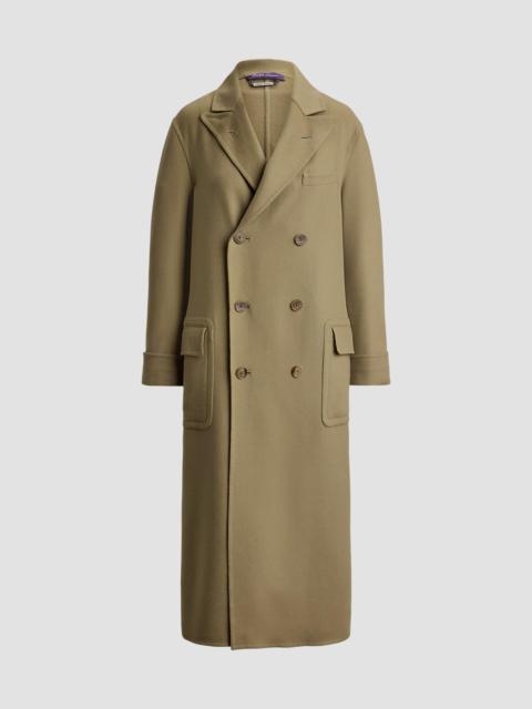 Ralph Lauren Women's Taylan Lightweight Split Cashmere Polo Coat - Porcini