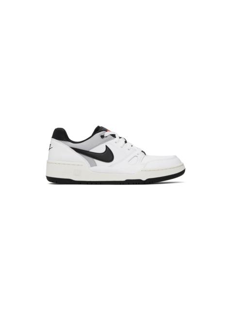 Nike White Full Force Low Sneakers