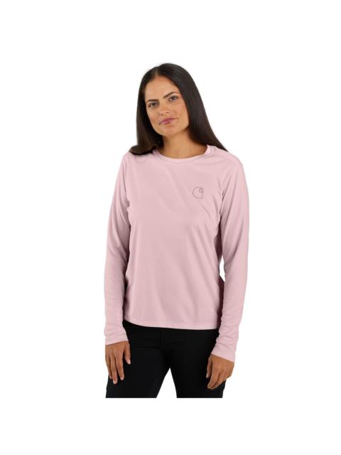 Carhartt Women's Force Sun Defender™ Relaxed LS Logo T-Shirt