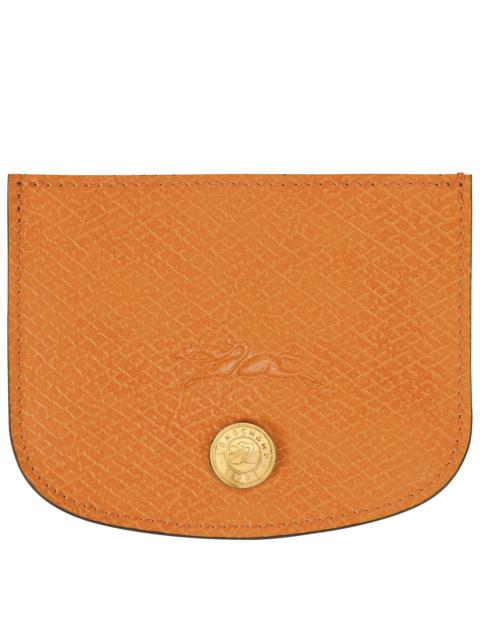 Longchamp Épure Card holder Apricot - Leather