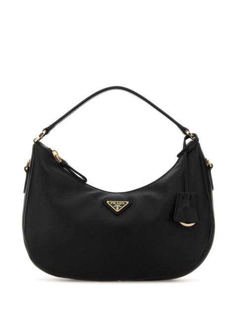 Prada Prada Calf Leather Shoulder Bag — Black