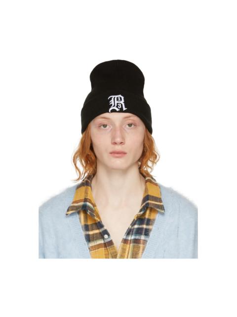 R13 Black Skully Beanie