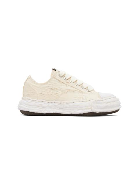 Off-White 'Peterson23' OG Sole Ripped Overdye Canvas Sneakers