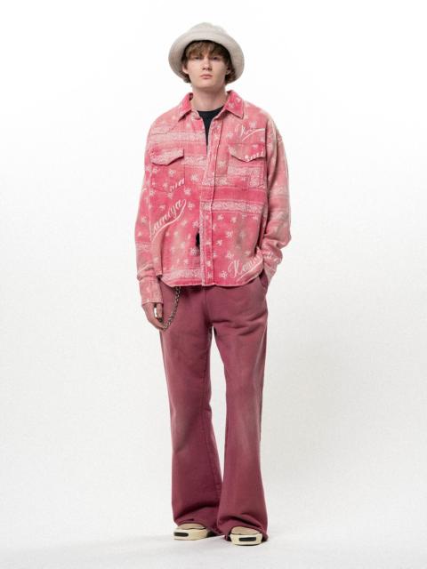 KAMIYA "FLAME" Bootcut Sweat Pants