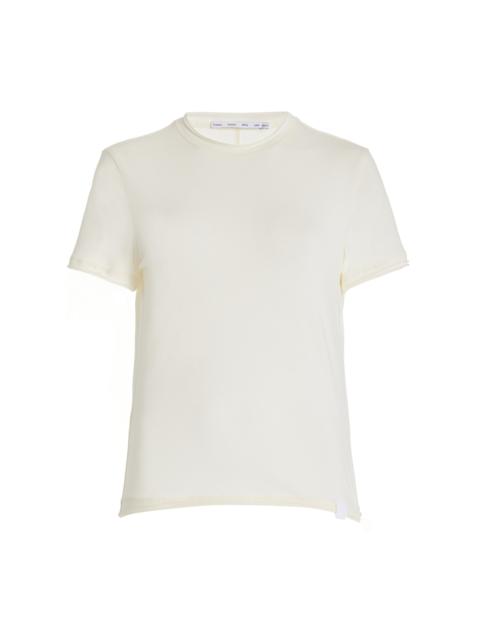 Proenza Schouler Elara Stretch-Cotton T-Shirt white