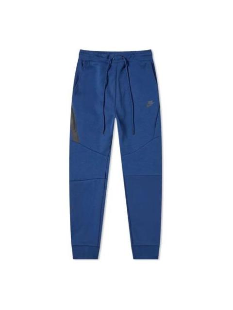 Nike Nike Sportswear Tech Fleece Drawstring Tight Sports Pants Blue 805162-407