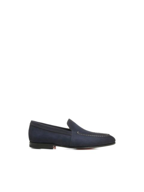 Santoni Malibu suede loafers