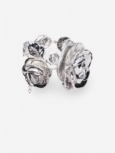 MAGDA BUTRYM Rose vine bracelet in silver
