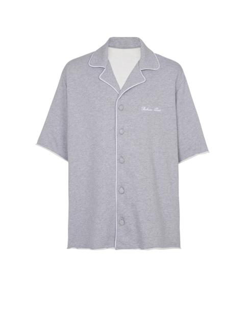 Balmain Balmain Signature short-sleeved shirt in jersey