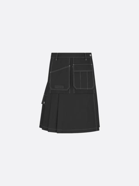 Dior Pleated Wrap Skirt