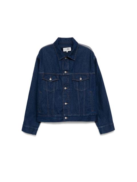 MM6 Maison Margiela patched denim jacket