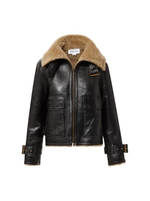 VERONICA BEARD DANIKA SHEARLING JACKET