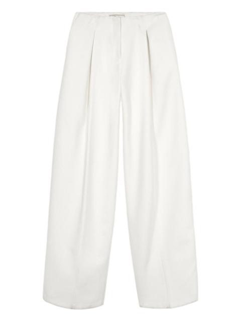 Blumarine pleated wide-leg trousers