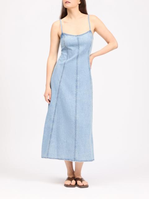 rag & bone Martyna Denim Dress Cloud Denim in Spencer