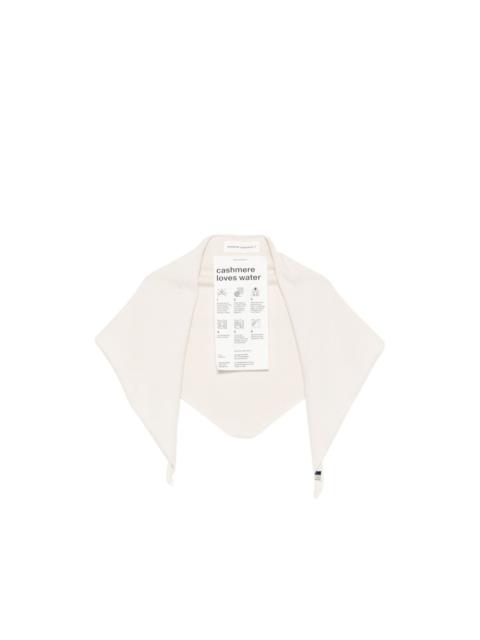 extreme cashmere triangle-shape scarf