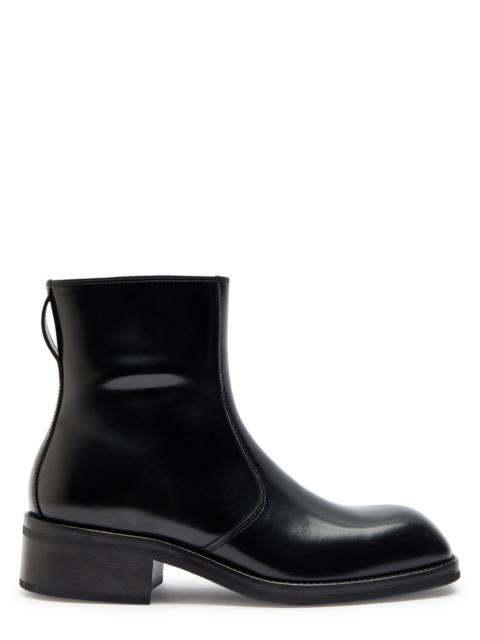 Lemaire Patent Leather Chelsea Boots