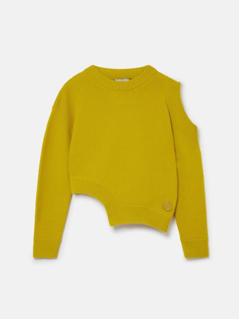 S-Wave Regenerated Cashmere Cut-Out Jumper