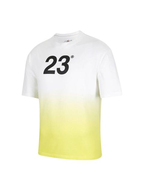 Air Jordan 23 Engineered Casual Sports Round Neck Short Sleeve White CV3378-100