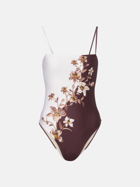 Agua by Agua Bendita Durazno floral swimsuit