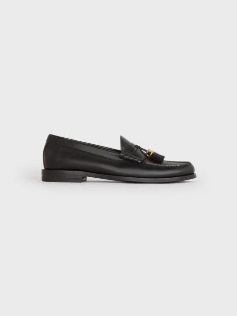 CELINE CELINE LUCO EMBELLISHED LOAFER TASSELS IN CALFSKIN