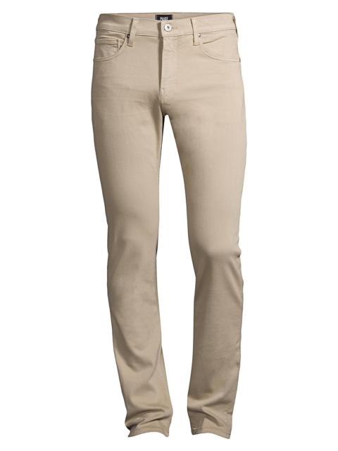 PAIGE Lennox Stretch Slim-Fit Jeans - Toasted Almond
