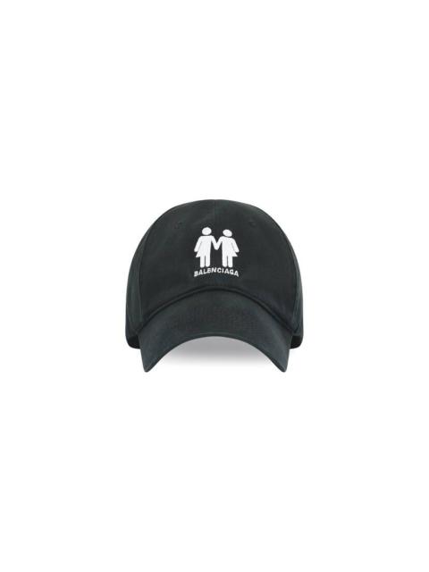 BALENCIAGA Pride 22 Cap in Black