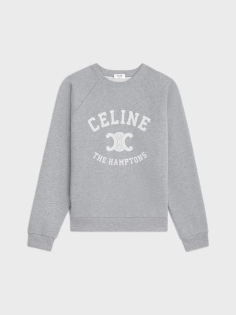 CELINE celine hamptons 70's sweatshirt in cotton fleece
