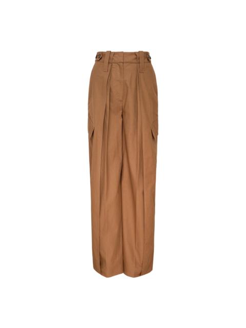 Stella McCartney Washed Cotton Layered Cargo Pants