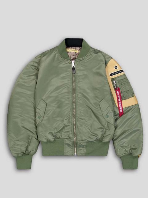 ALPHA INDUSTRIES ALPHA X UNDERCOVER THE SHEPHERD MA-1 BOMBER JACKET