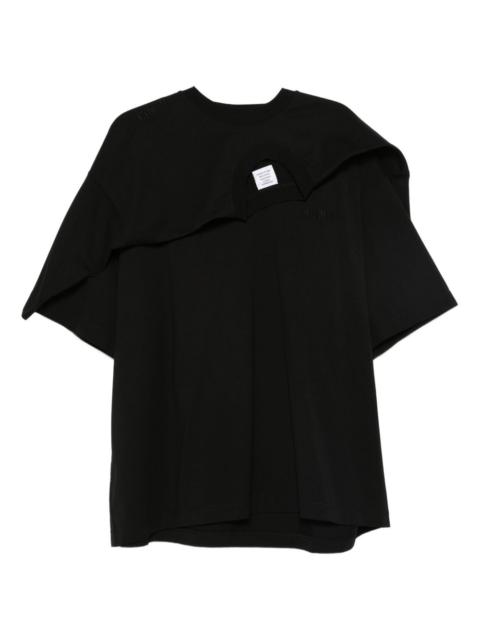 VETEMENTS layered cotton t-shirt