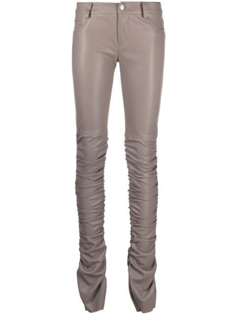 MISBHV Nirvana ruched skinny trousers