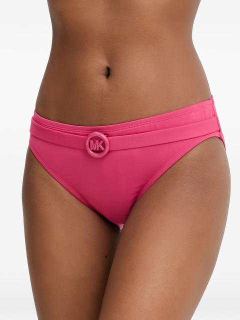 MICHAEL KORS logo belted bikini bottoms