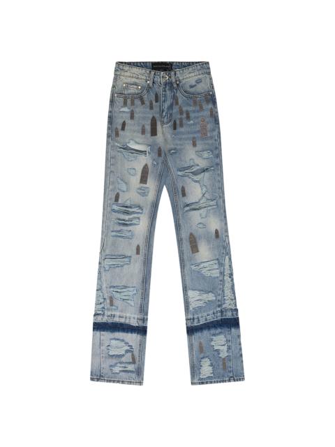 WHO DECIDES WAR AMPLIFIED STRAIGHT-FIT JEANS "Blue" 1120800008SS24