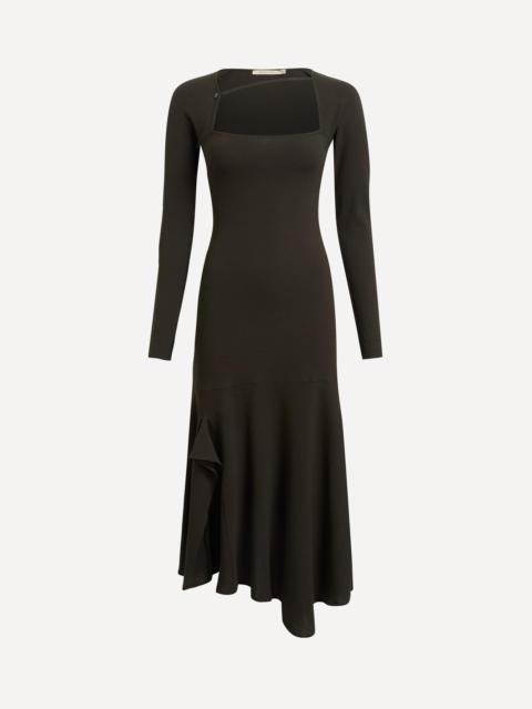 paloma wool Kira Fitted Long-Sleeve Dress