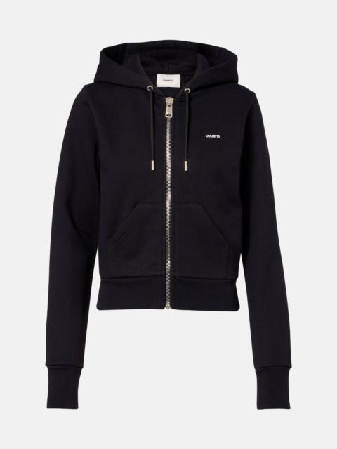 COPERNI Cotton-blend jersey zip-up hoodie