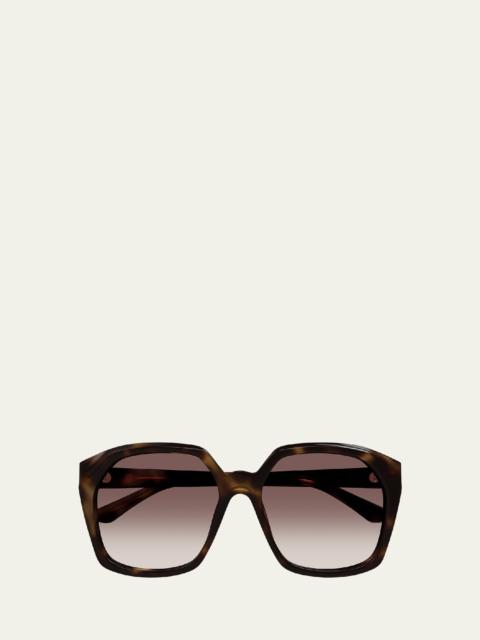 Acetate Round Sunglasses