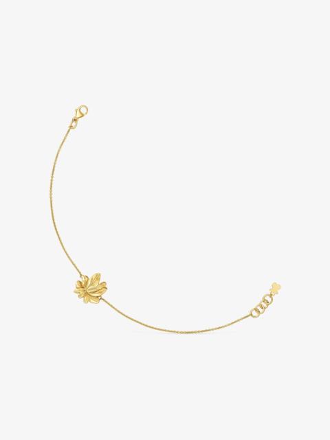 TOUS 18K gold vermeil chain Bracelet with motif Yagrumo